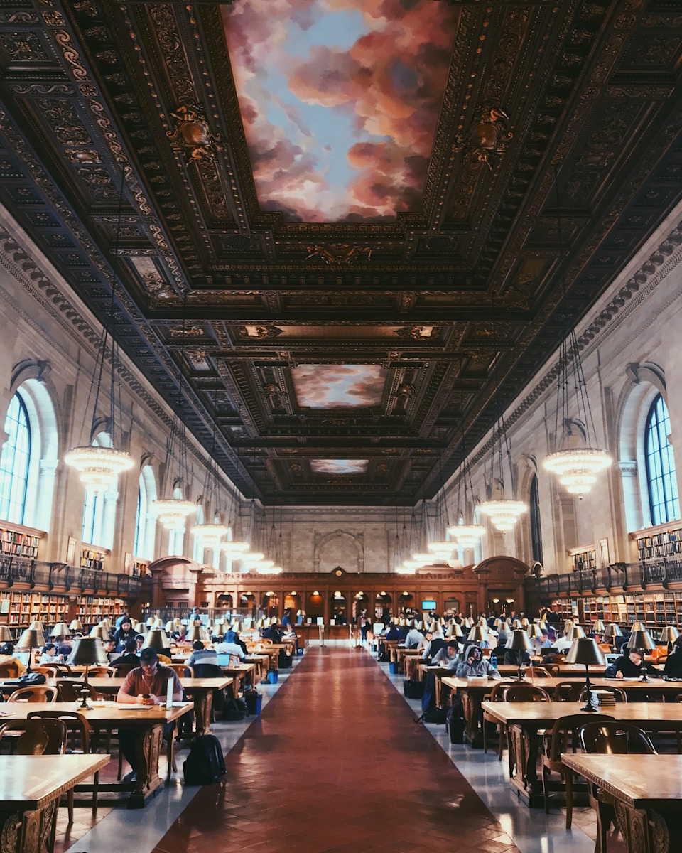 Studiezaal in de New York Public Library